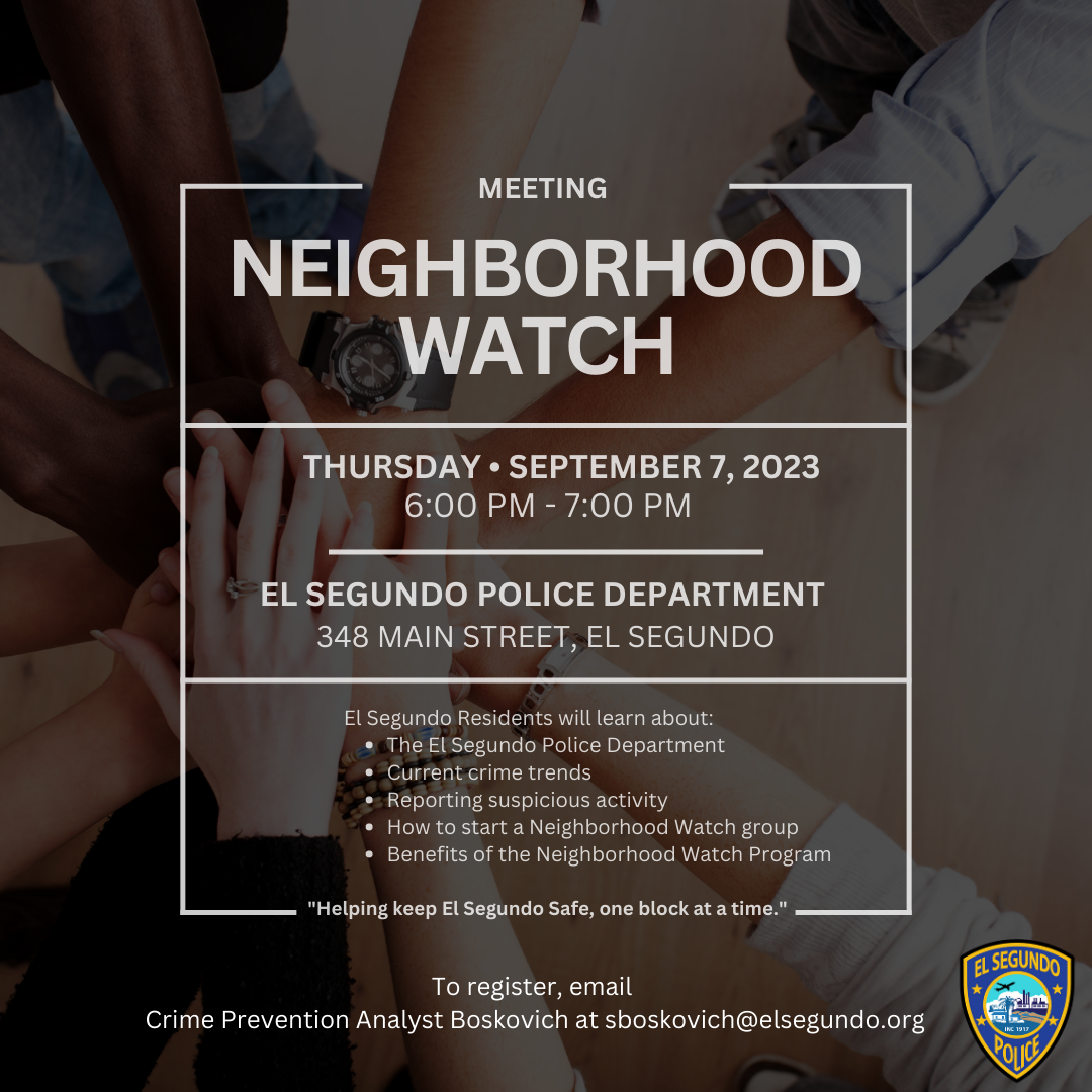 Neighborhood Watch Flyer