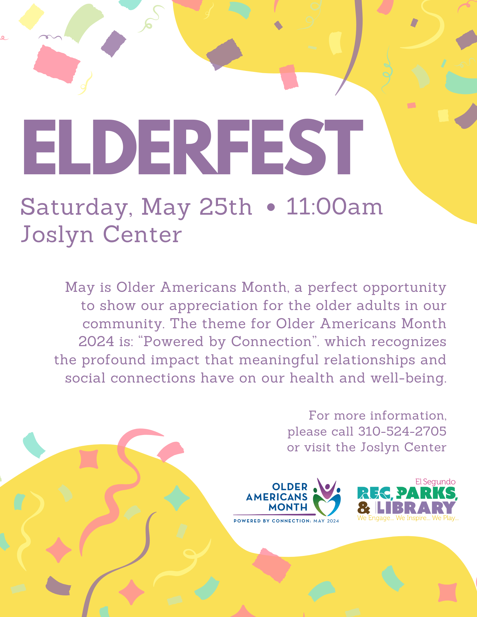 Elderfest Save the Date Flyer 5/25