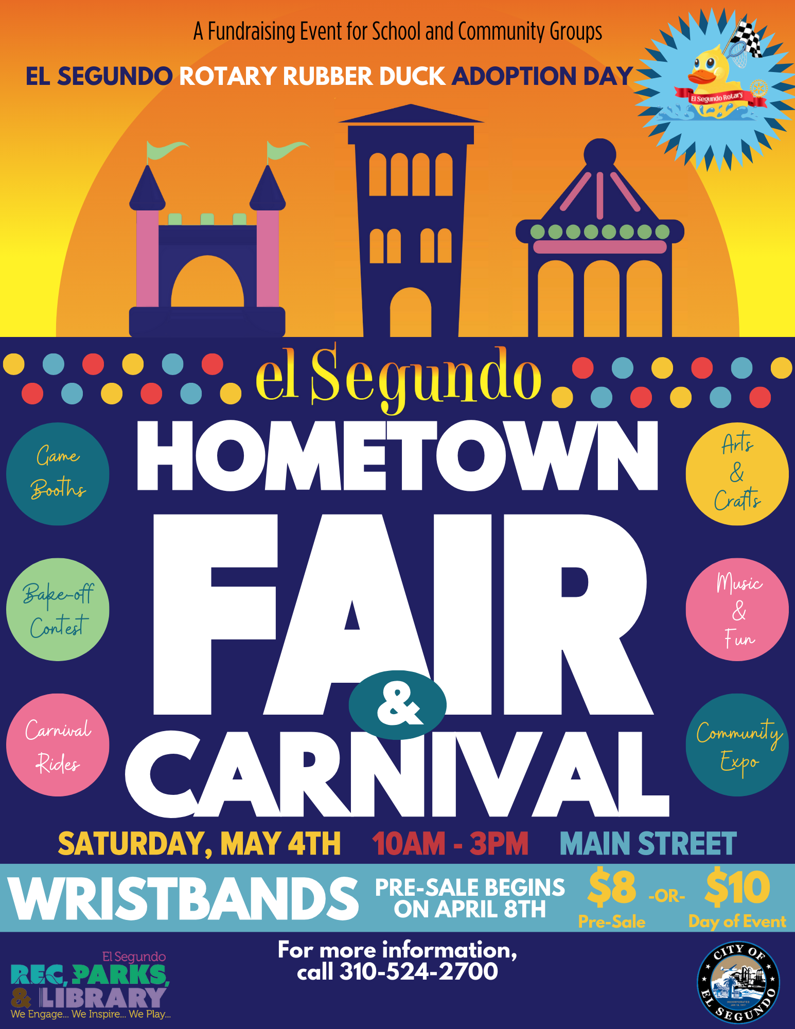 Hometown Fair 2024 Flyer - Front